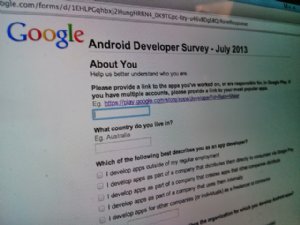 Mid Year 2013 Android Developer Survey is Now Open